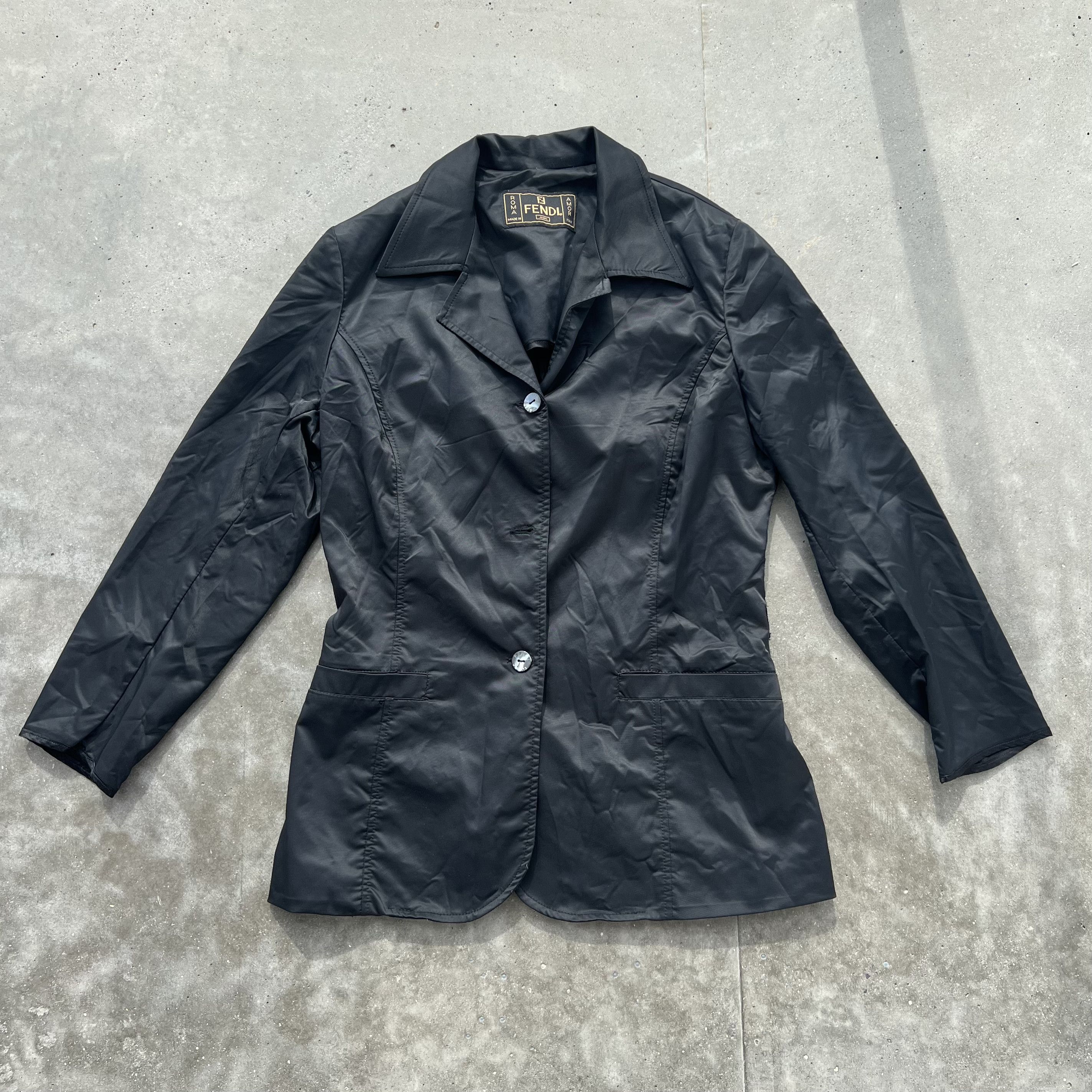 fendi blazer black vintage