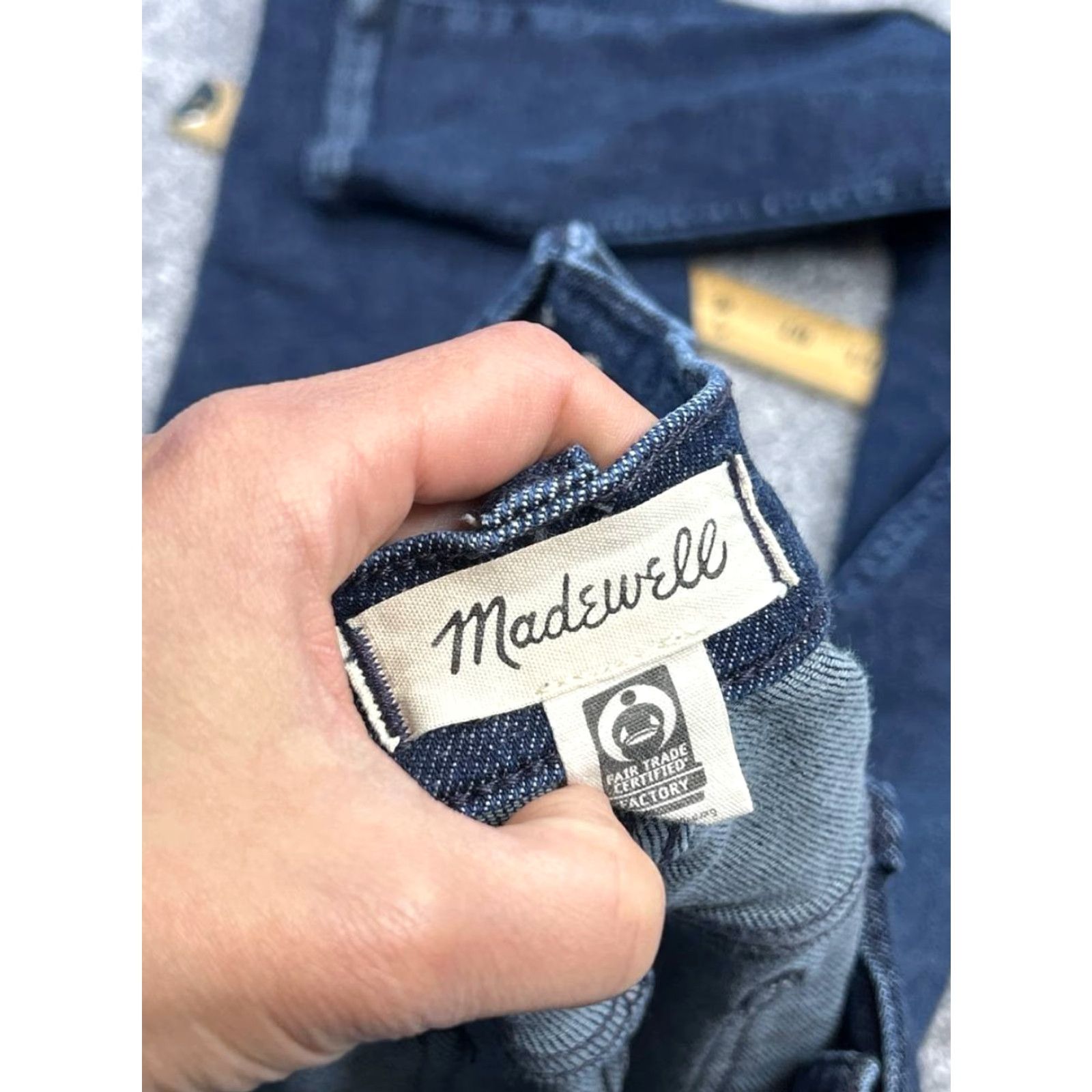 Madewell Madewell Jeans Womens 30 Blue Denim Cotton Stretch High Rise Skinny Leg 32x28 Size 30" / US 8 / IT 44 - 7 Thumbnail