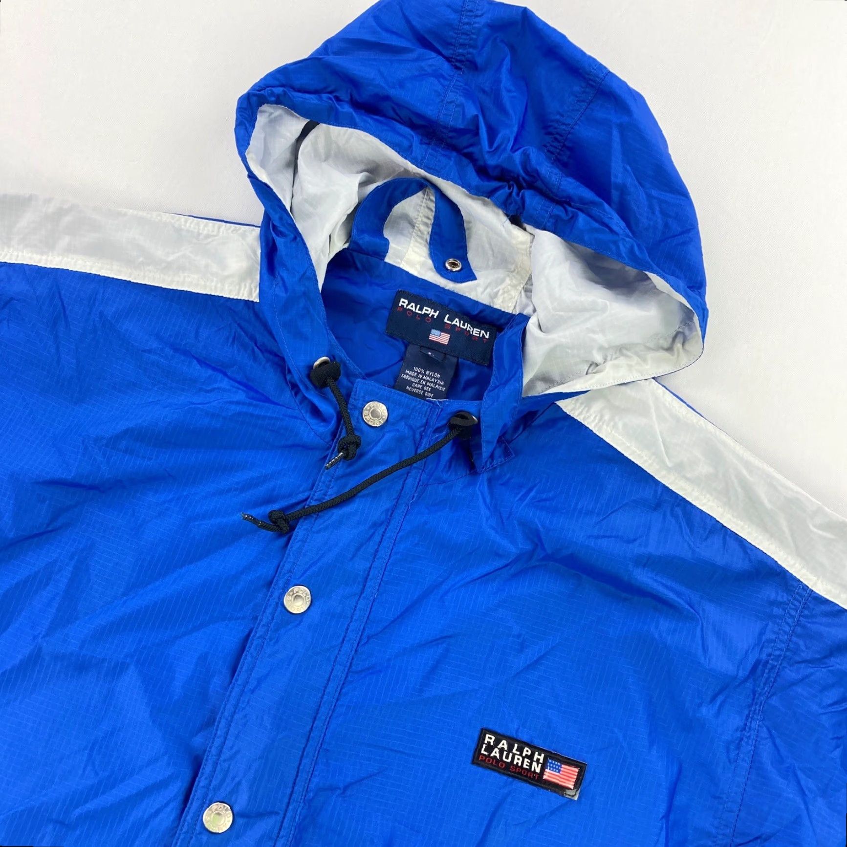 VINTAGE Ralph Lauren Polo Sport Men's Nylon Hooded Rain