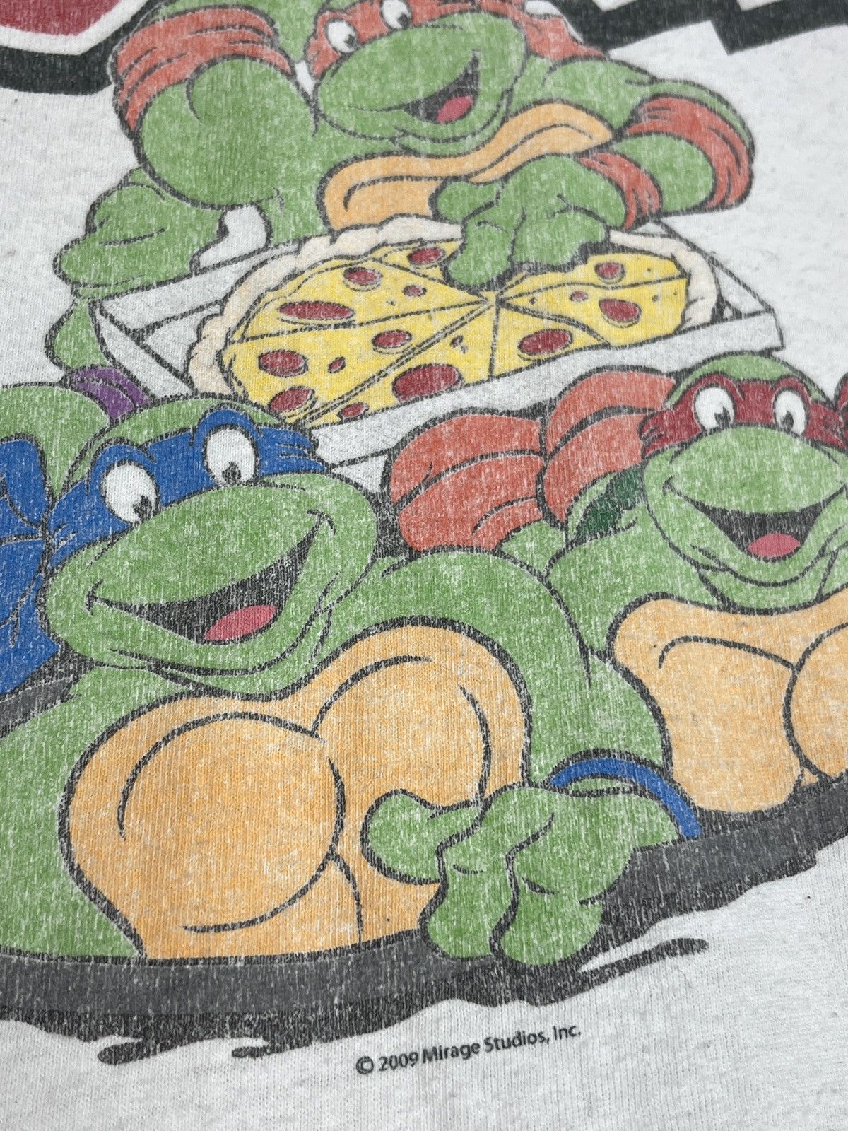 Cartoon Network × Disney Y2K MUTANT NINJA TURTLES RARE 2009 CARTOON FADED TEE - № 04 Size US L / EU 52-54 / 3 - 3 Thumbnail