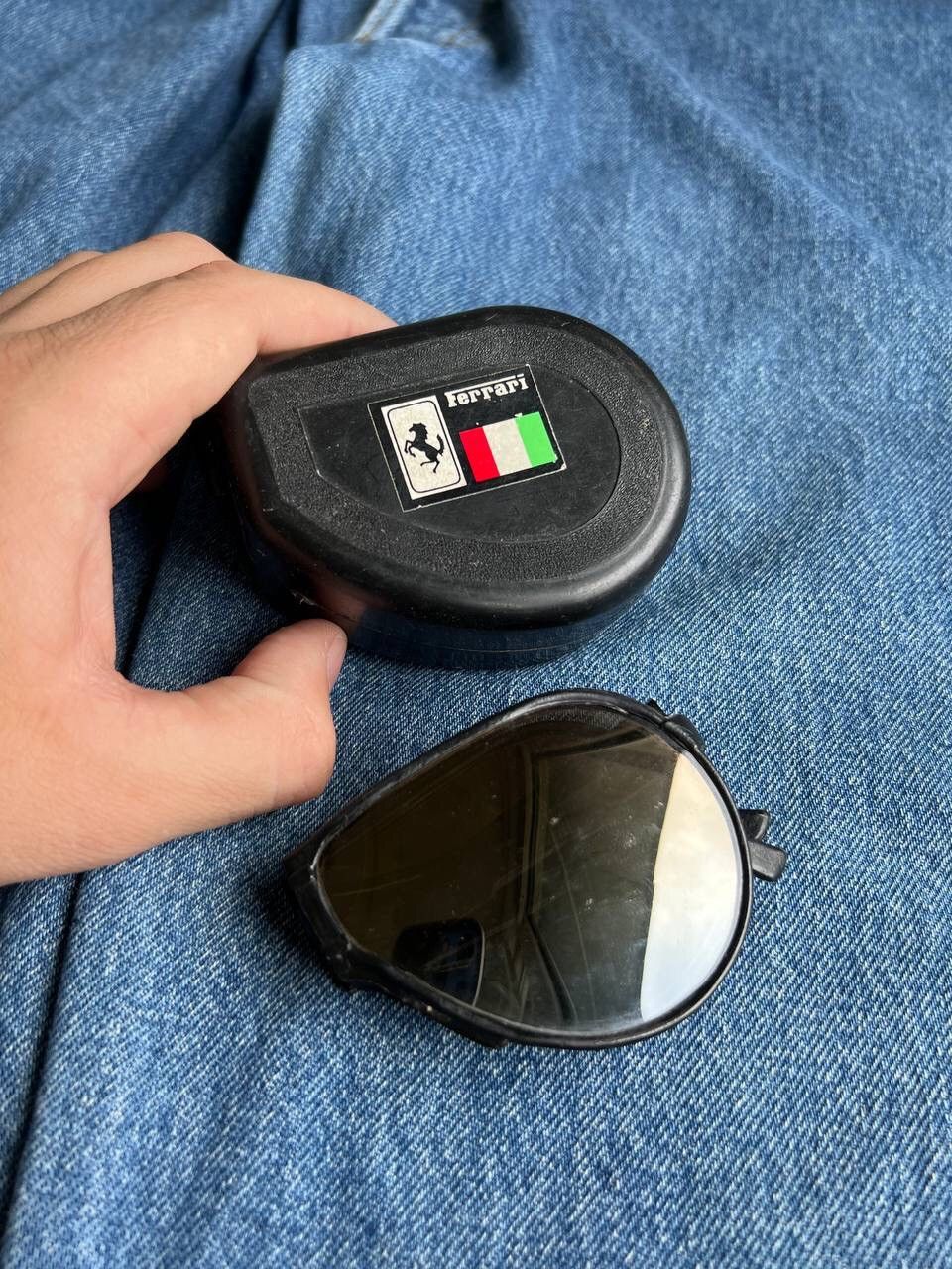 Vintage Rare Retro Racing Ferrari Transformer vintage sunglasses 80s Size ONE SIZE - 2 Thumbnail