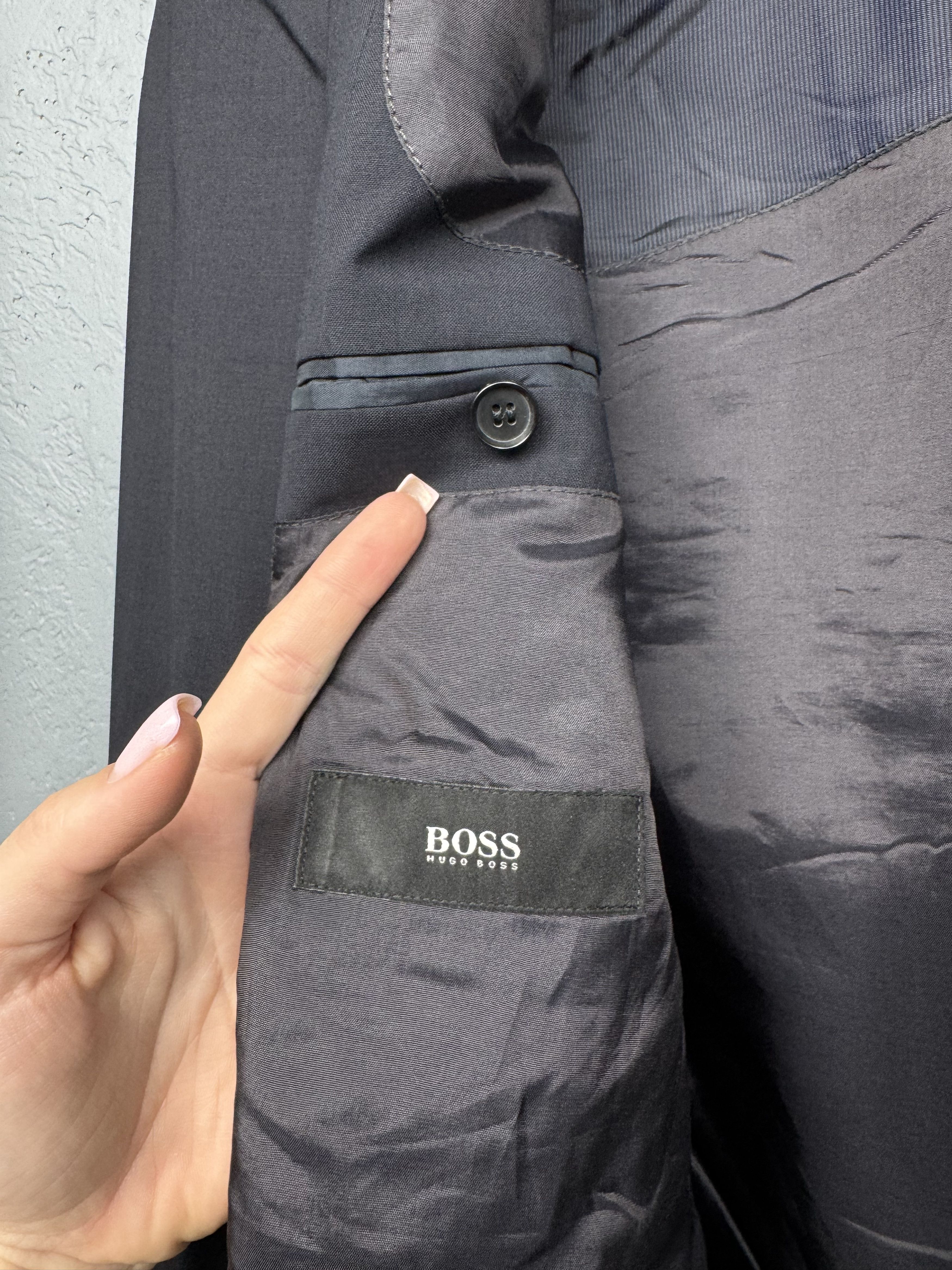Hugo Boss Hugo Boss Vintage Mens Wool Blazer Jacket Blue Size US S / EU 44-46 / 1 - 4 Thumbnail