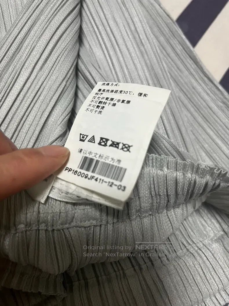Issey Miyake Issey Miyake size:5 Straight Pleated Wide-leg Pants Size 22" - 4 Thumbnail