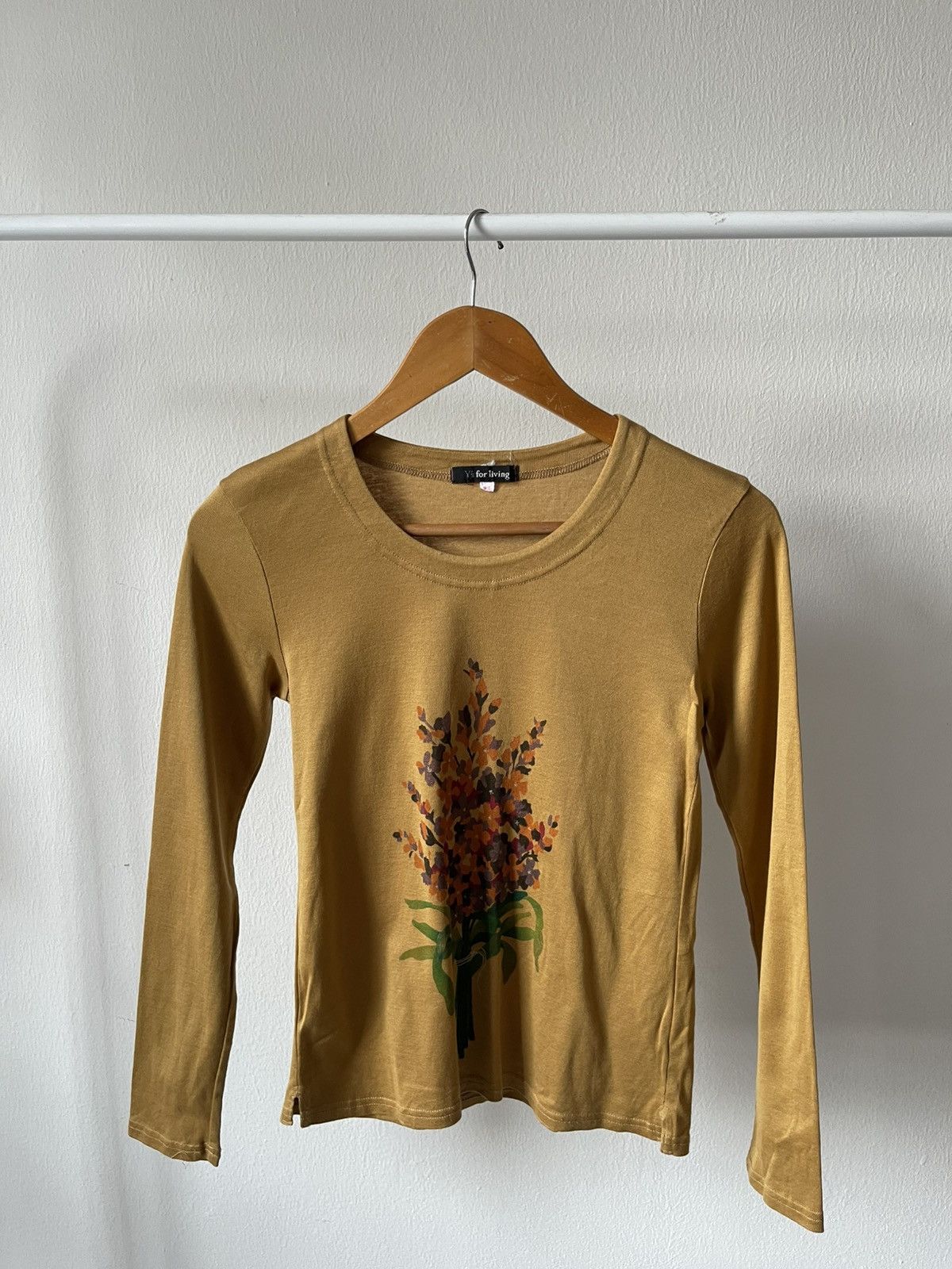 Yohji Yamamoto 90s Yohji Yamamoto flower Art Long sleeve Size XXS / US 00 / IT 34 - 1 Thumbnail