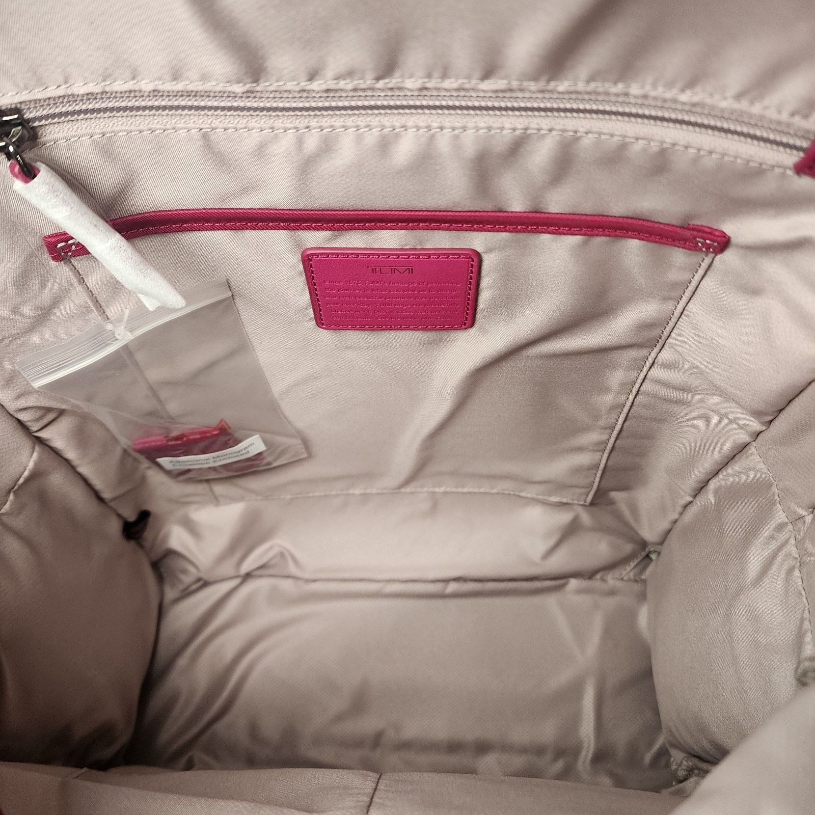 Tumi NWT TUMI CAREN Dark Sherry Backpack Laptop Travel Red Pink Size ONE SIZE - 6 Thumbnail