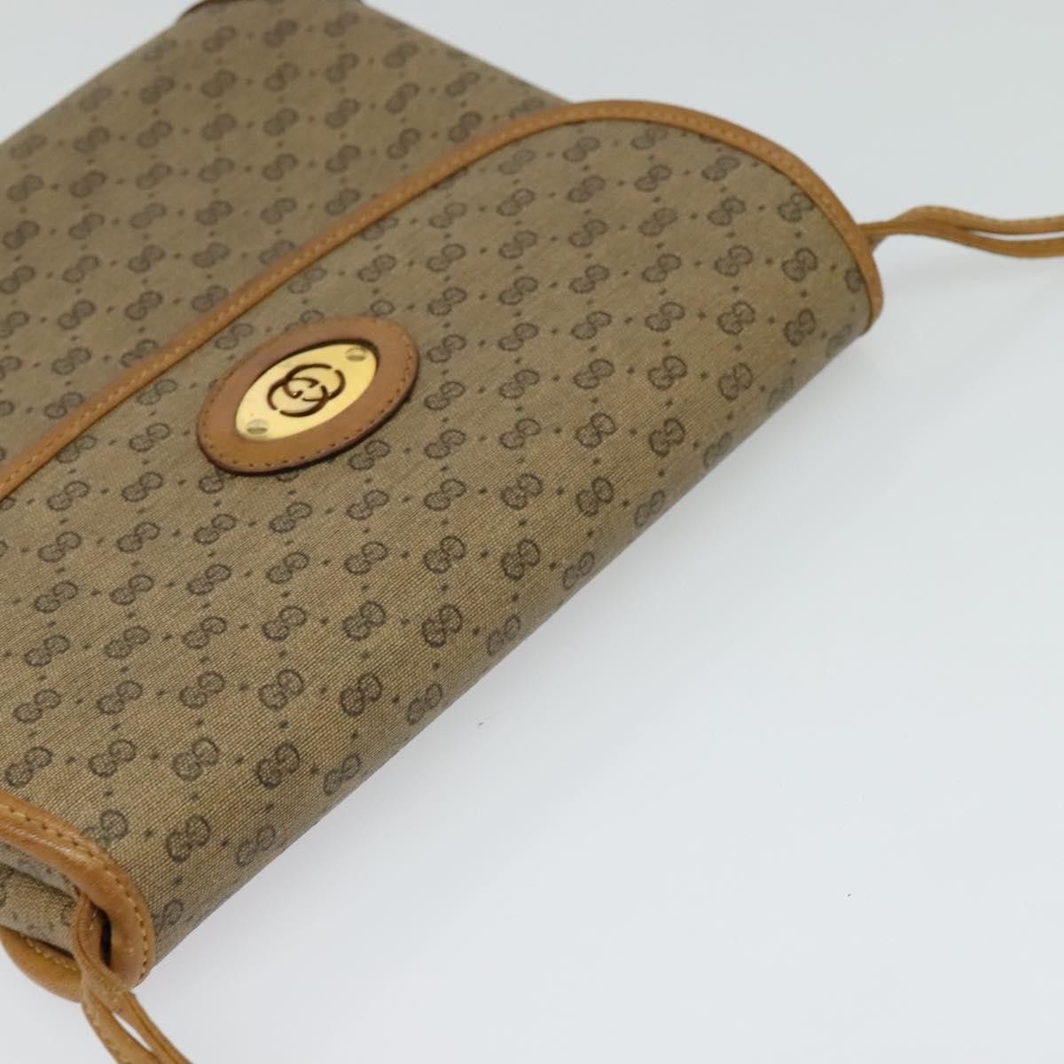 Gucci GUCCI Micro GG Supreme Shoulder Bag Pvc Beige Gold 007 49 Size ONE SIZE - 6 Thumbnail
