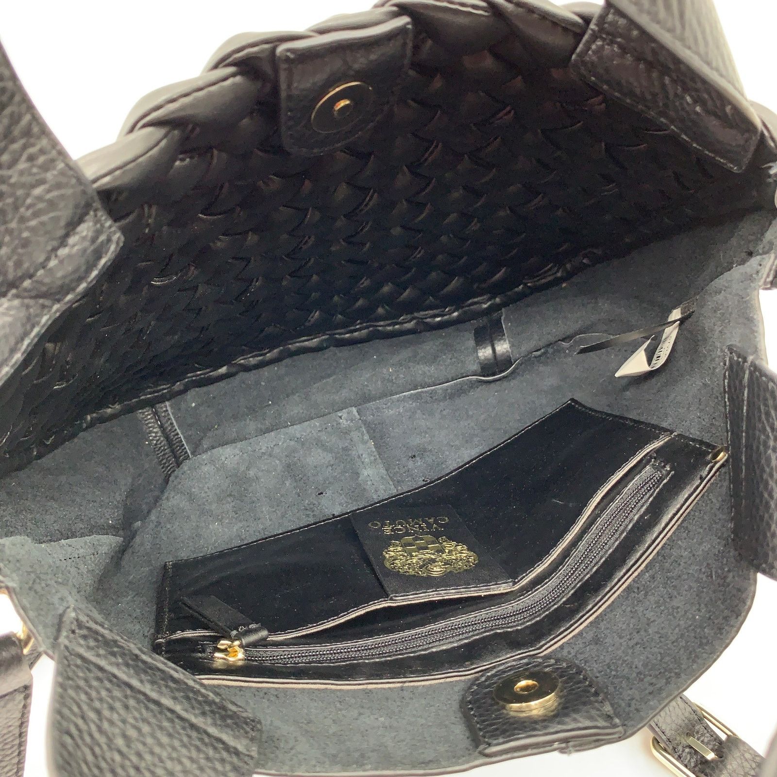 Other Vince Camuto Leather Handbags Puffy Weave Tote Miki Size ONE SIZE - 10 Thumbnail