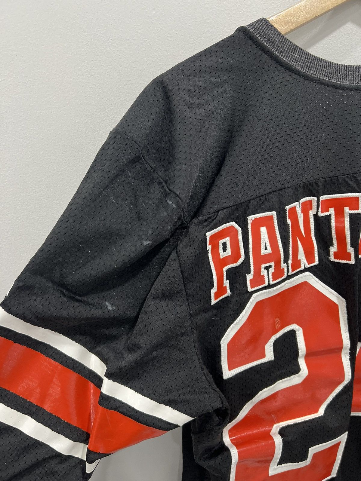 Vintage Vintage Rawlings Thrashed Football Jersey shirt panthers Size US M / EU 48-50 / 2 - 5 Thumbnail
