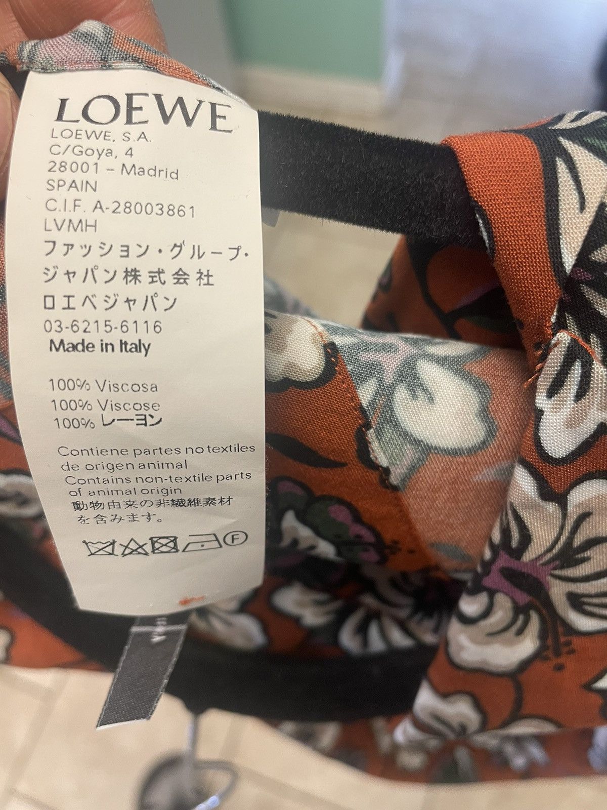 Loewe Loewe Viscose Floral Print Shirt Size US XS / EU 42 / 0 - 3 Thumbnail