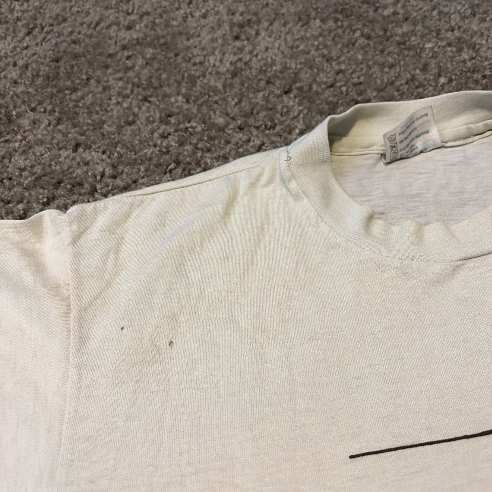 Hanes VINTAGE 1980s I’d Rather Be Flying Military Helicopter White Hanes T-Shirt Large Men Mens L White Military 1980s Size US L / EU 52-54 / 3 - 5 Thumbnail