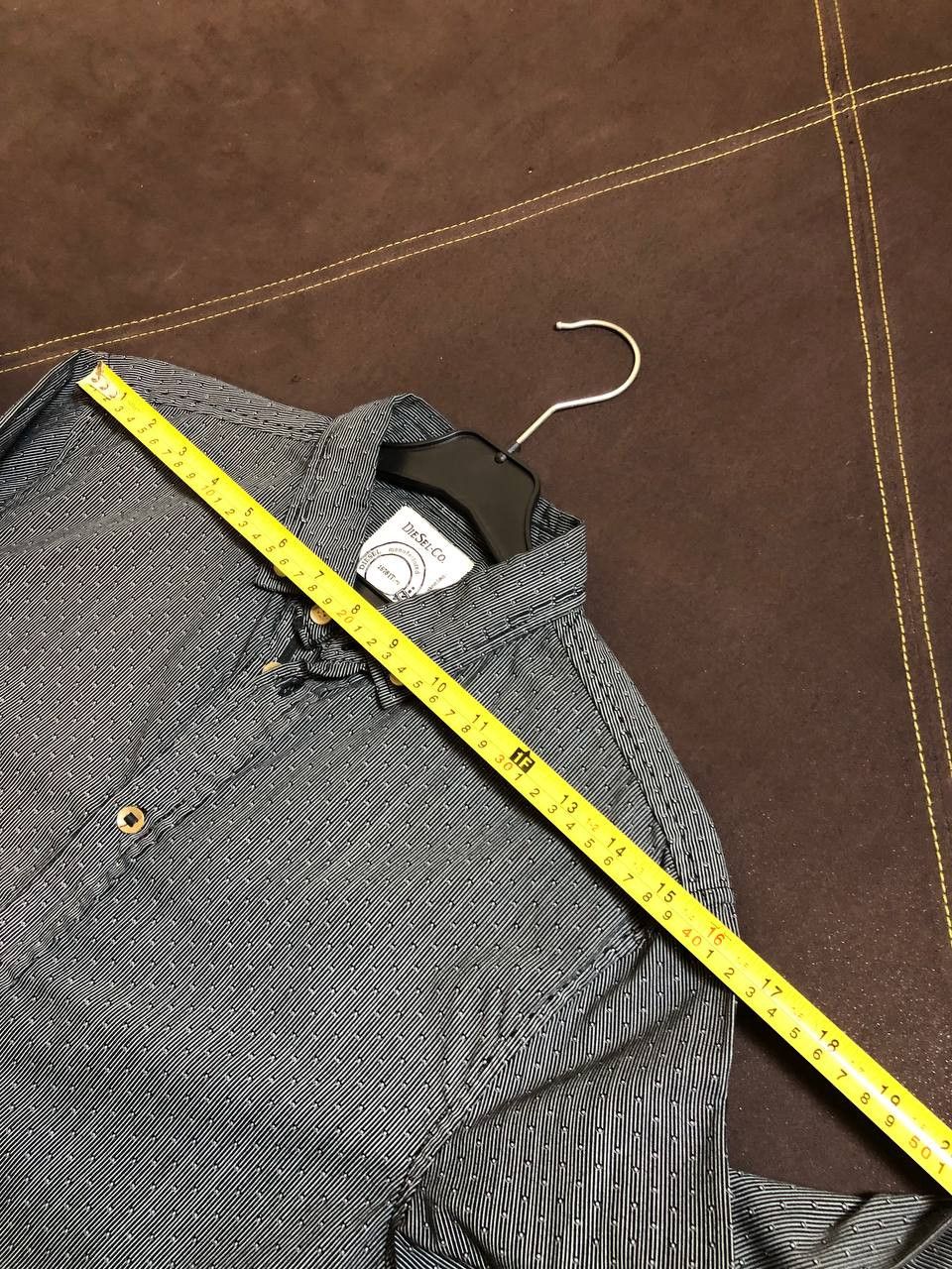Diesel Diesel Long Sleeve Button-Down Dress Shirt Size US M / EU 48-50 / 2 - 11 Thumbnail