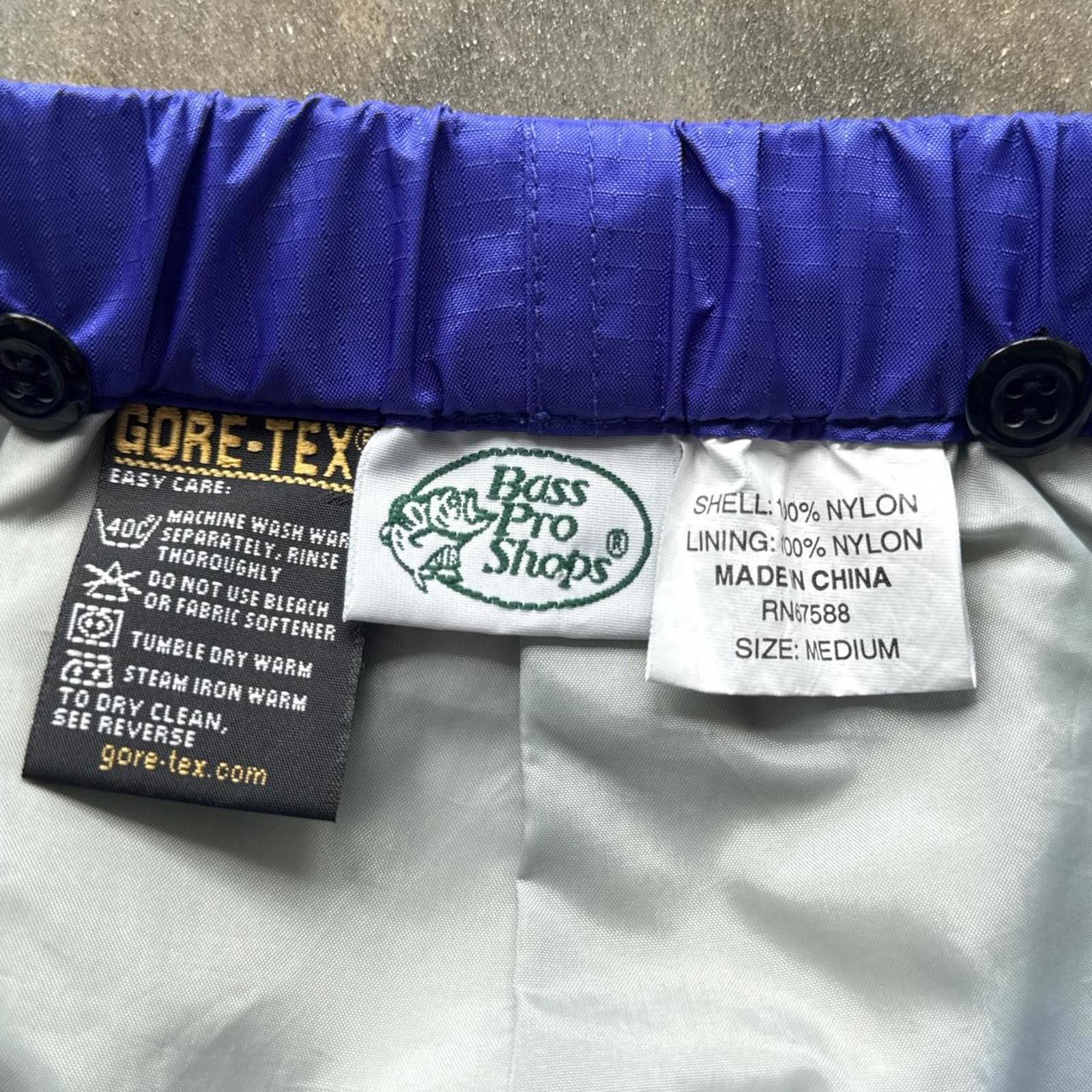 NFL Bass Drop Blue Nylon Gortex Track Pants Size US 32 / EU 48 - 8 Thumbnail