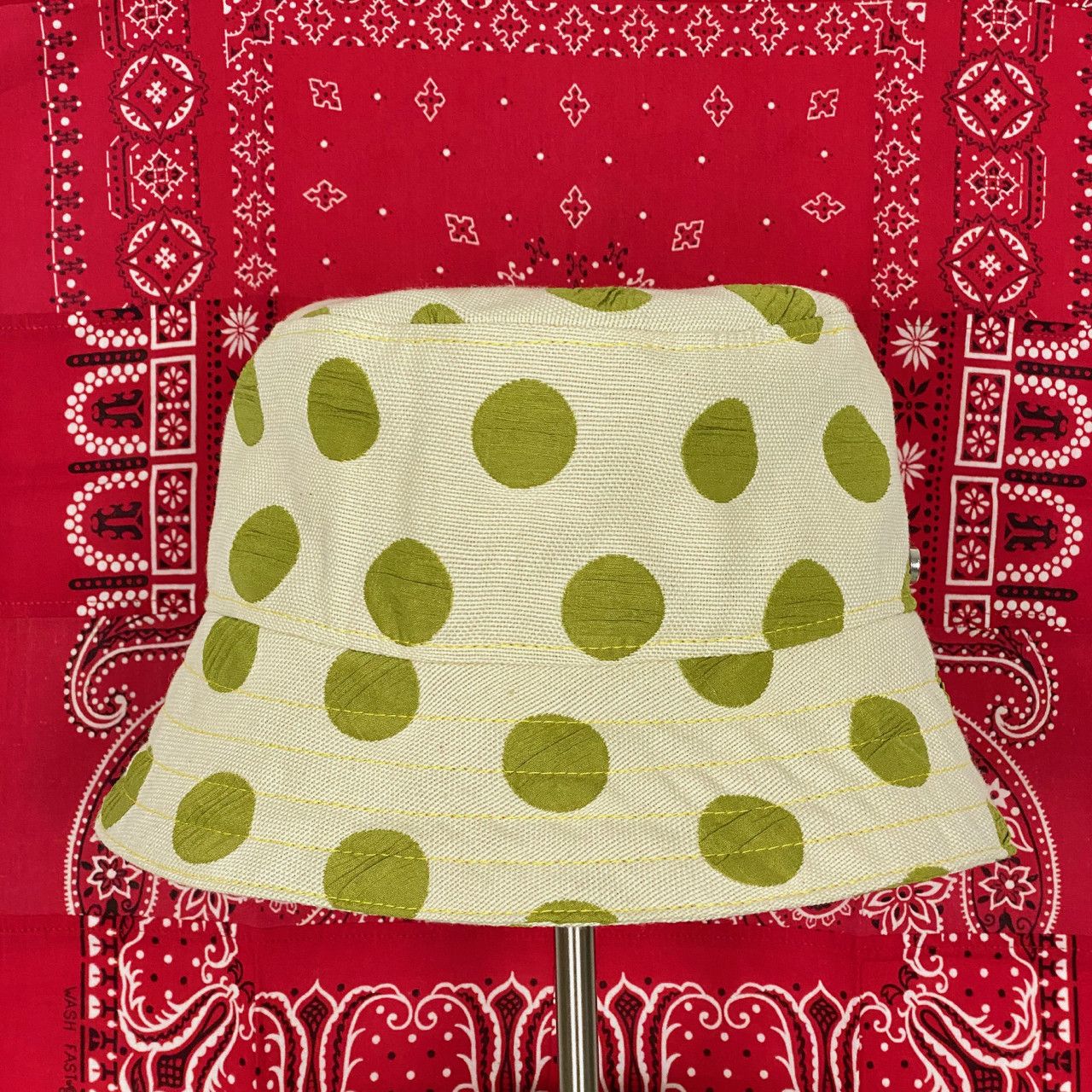 Poche Studio POCHE STUDIO HANDMADE REVERSIBLE BUCKET HAT Size ONE SIZE - 1 Thumbnail