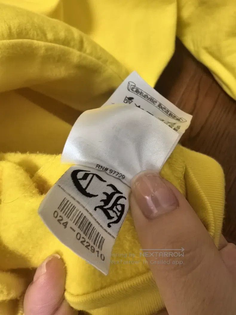 Chrome Hearts CHROME HEARTS Size L Yellow hooded sweater Size US L / EU 52-54 / 3 - 4 Thumbnail