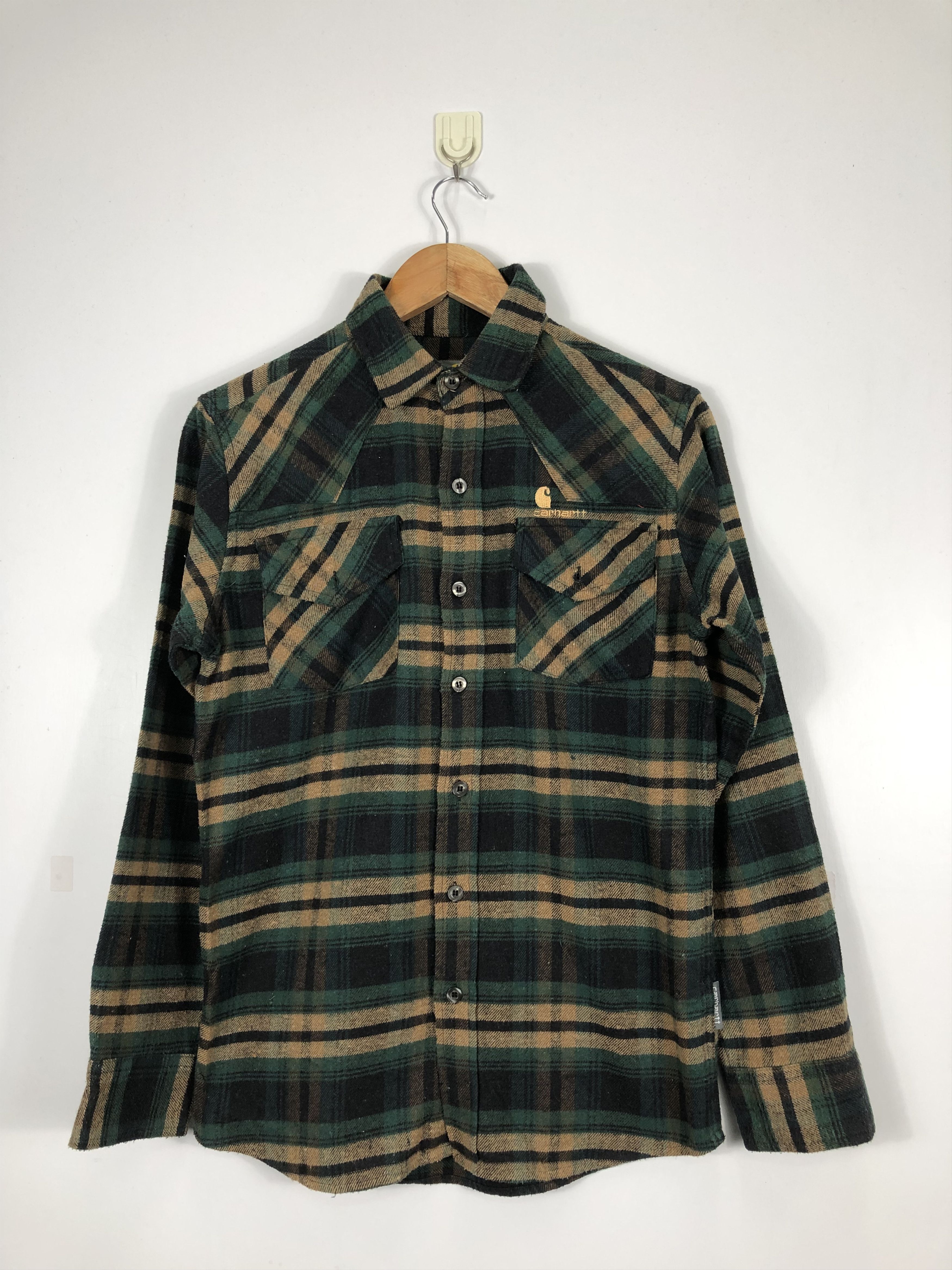 Carhartt Vintage Carhartt Stripes Button Up Shirt TS0001 Size US M / EU 48-50 / 2 - 1 Thumbnail