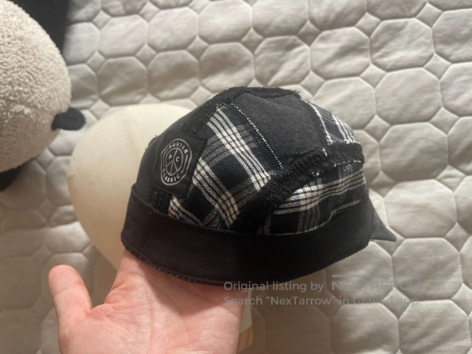 Porter Classic stylish black corduroy cap with unique shape. Size ONE SIZE - 9 Thumbnail
