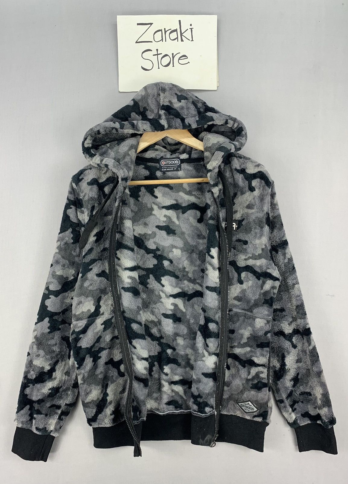 Other Urban Camouflage Outdoor Fleece Hoodie Jackets Size US L / EU 52-54 / 3 - 9 Thumbnail