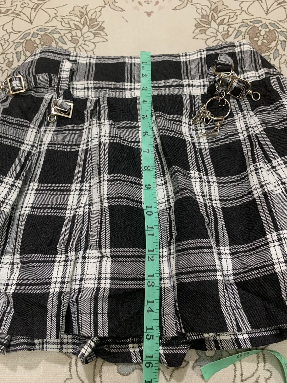 If Six Was Nine MAD PUNKS GIRLS TARTAN SKIRT Size 26" / US 2 / IT 38 - 11 Thumbnail