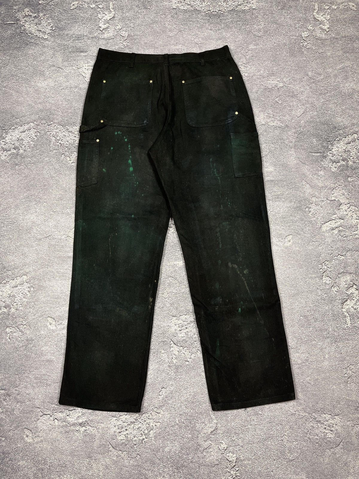 Carhartt × Vintage Vintage Distressed Carhartt Double Knee Black Size US 34 / EU 50 - 2 Thumbnail
