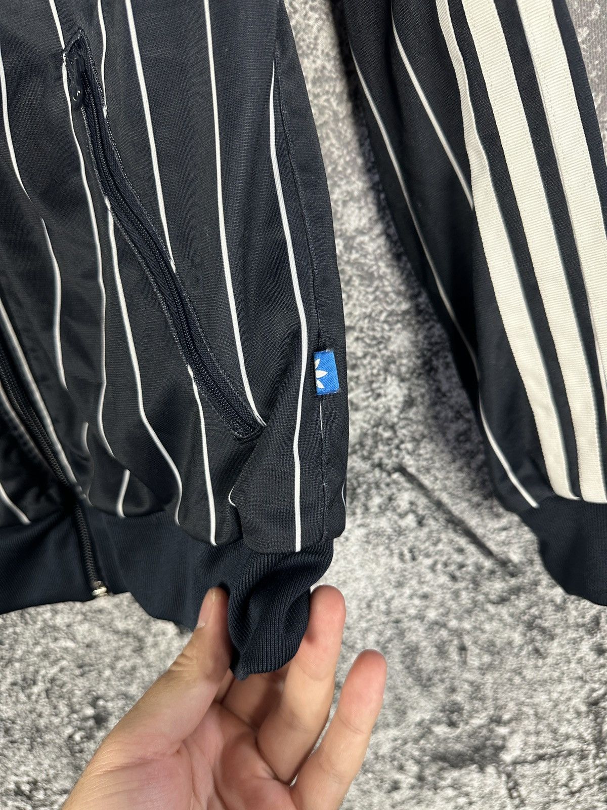 Adidas Adidas Firebird Striped Track Bomber Jacket Big Trefoil Logo Size XS / US 0-2 / IT 36-38 - 6 Thumbnail