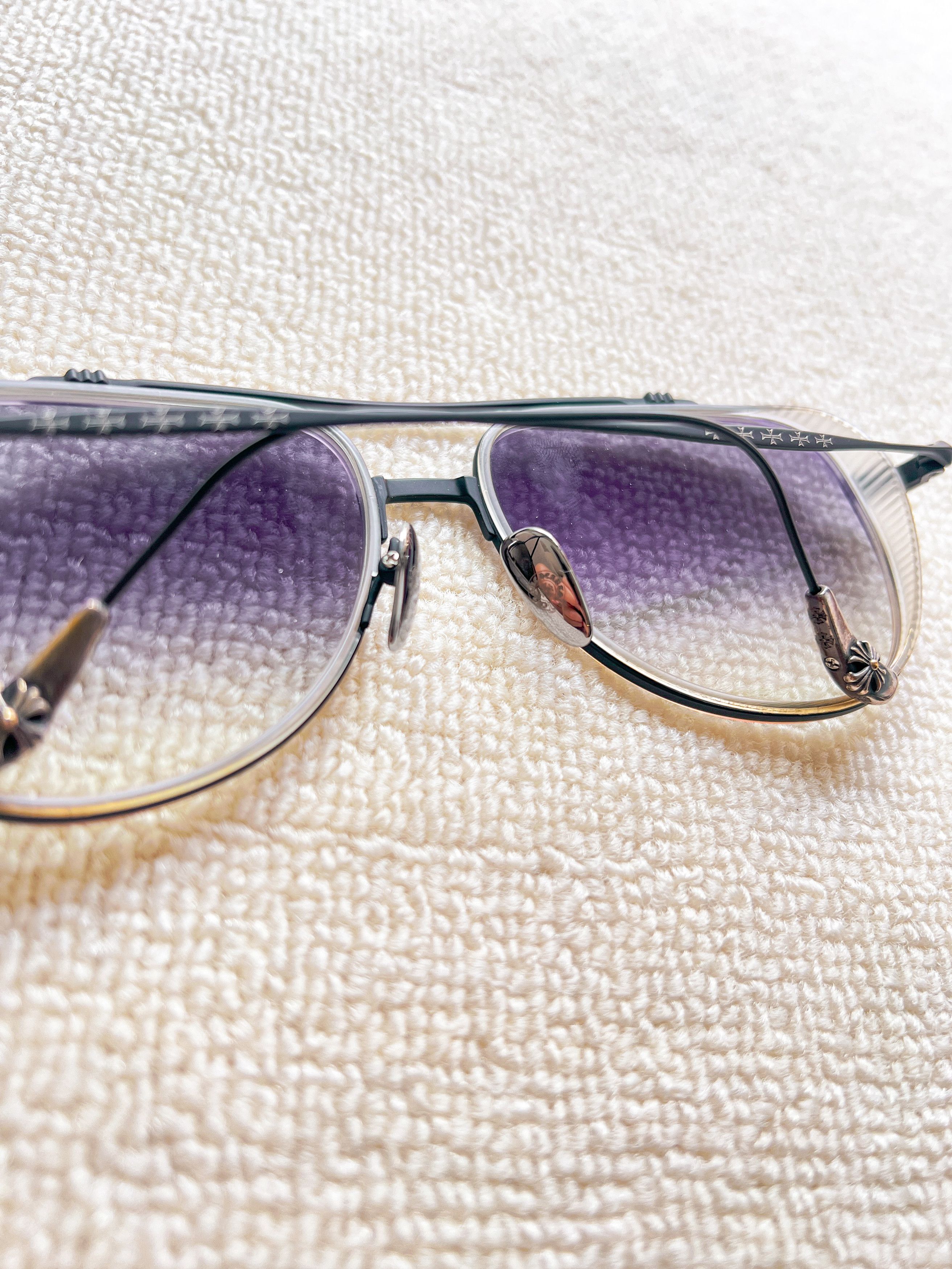 Chrome Hearts CHROME HEARTS WHISKER BISCUT SUNGLASSES Size ONE SIZE - 7 Thumbnail