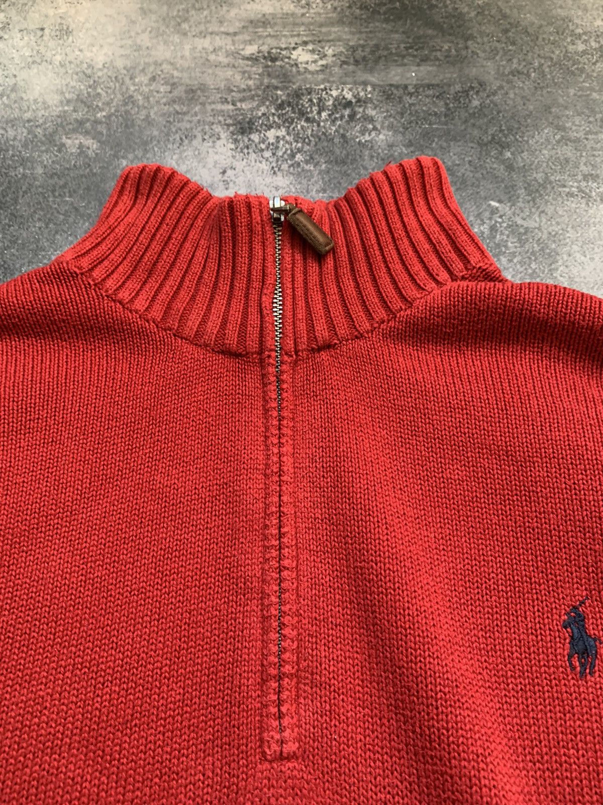 Polo Ralph Lauren × Vintage Vintage Polo Ralph Lauren Zip 1/4 Sweater Old Money Y2K Size US XL / EU 56 / 4 - 10 Thumbnail