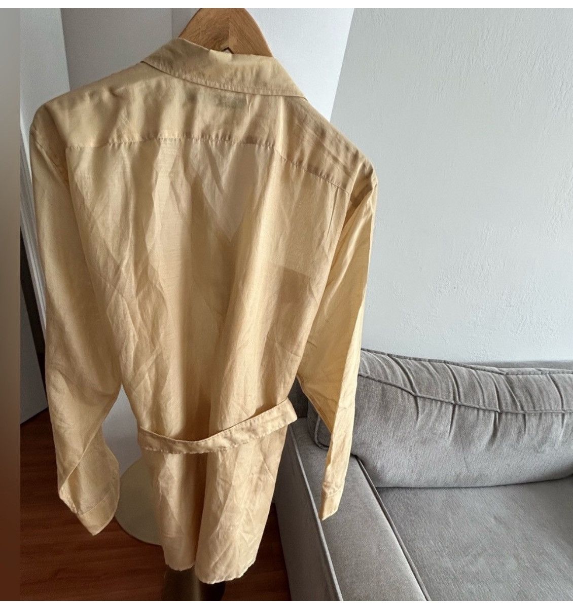 Lauren Ralph Lauren Lauren Ralph Cotton Silk Beige XXL Shirt Size XXL / US 16-18 / IT 52-54 - 3 Thumbnail
