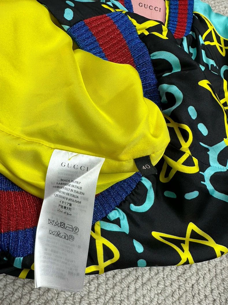 Gucci Gucci Blue 40-yard double G five-pointed star pattern silk Size US XXS / EU 40 - 4 Thumbnail