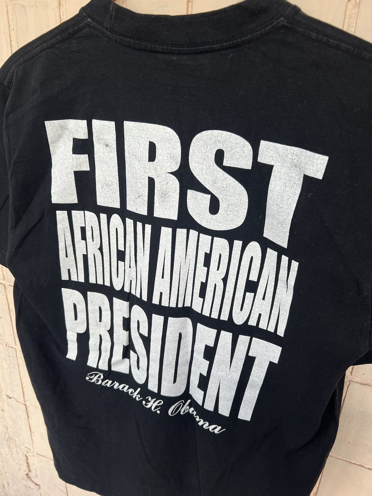 Other Vintage BARACK OBAMA First African American President shirts Size US S / EU 44-46 / 1 - 12 Thumbnail