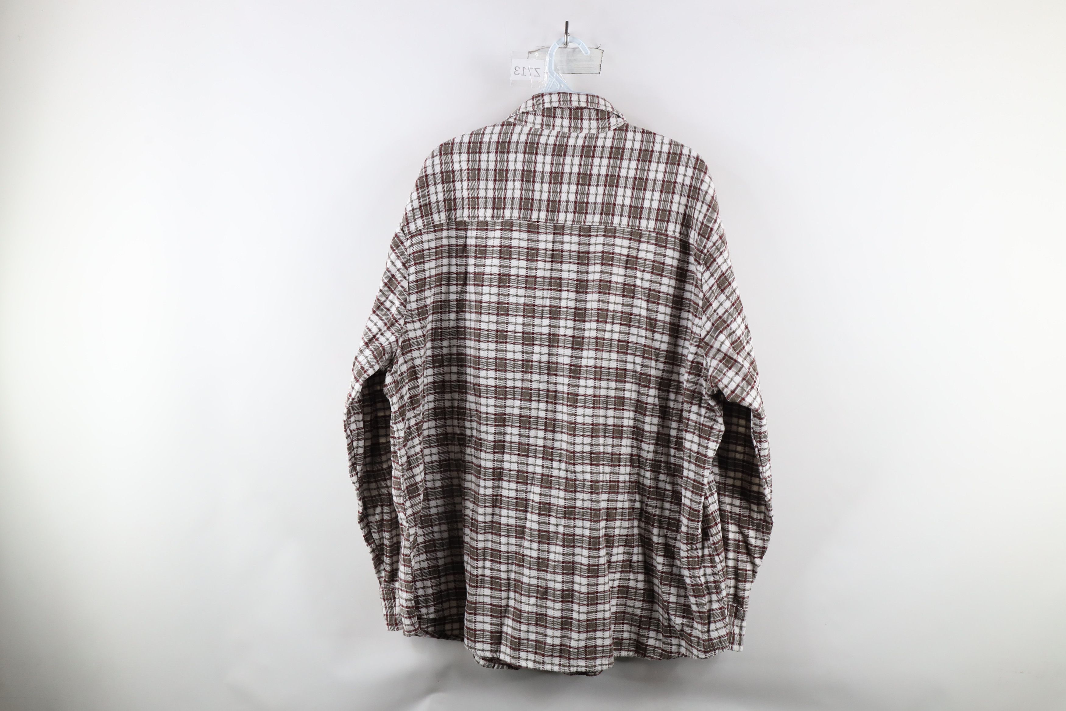 Vintage Vintage 90s Streetwear Collared Snap Button Shirt Plaid Size US XL / EU 56 / 4 - 8 Thumbnail