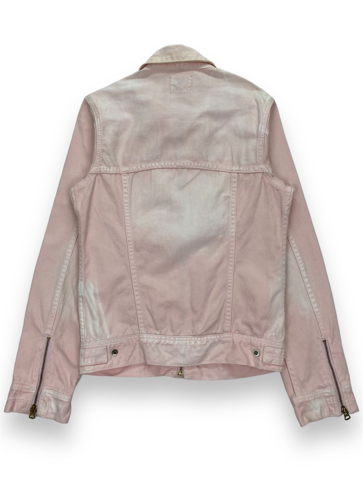 Lee Lee Dirty Bleached Denim Jacket Size US XS / EU 42 / 0 - 2 Thumbnail