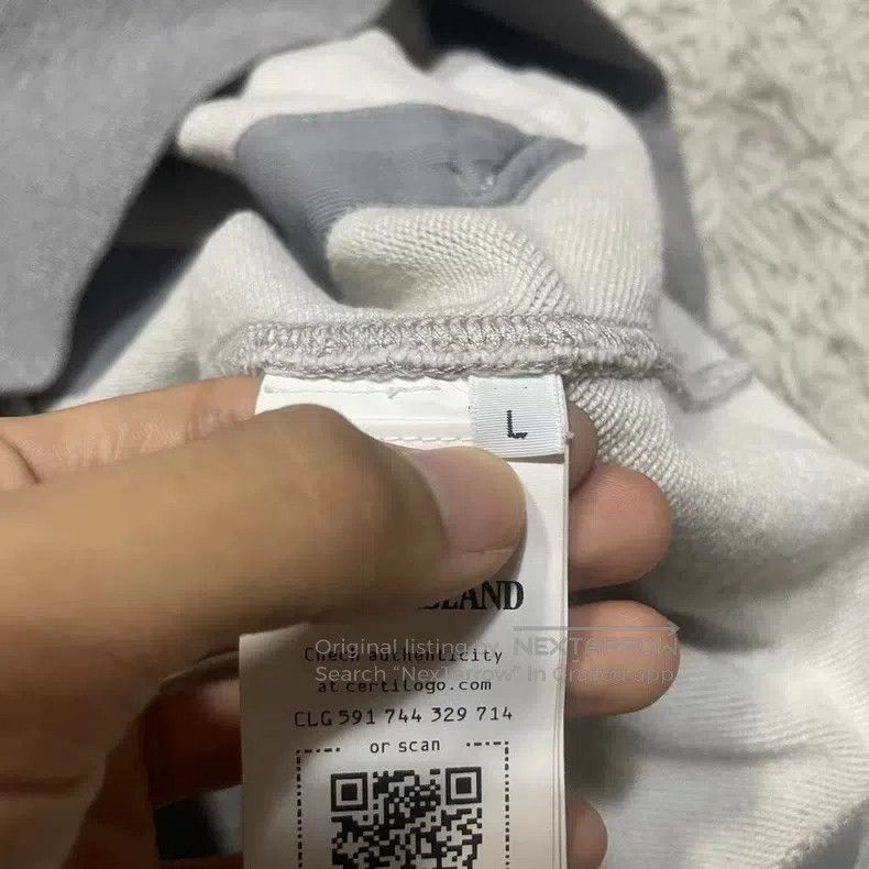 Stone Island Stone Island Hooded Sweatshirt Hoodie Grey L Size Size US L / EU 52-54 / 3 - 5 Thumbnail