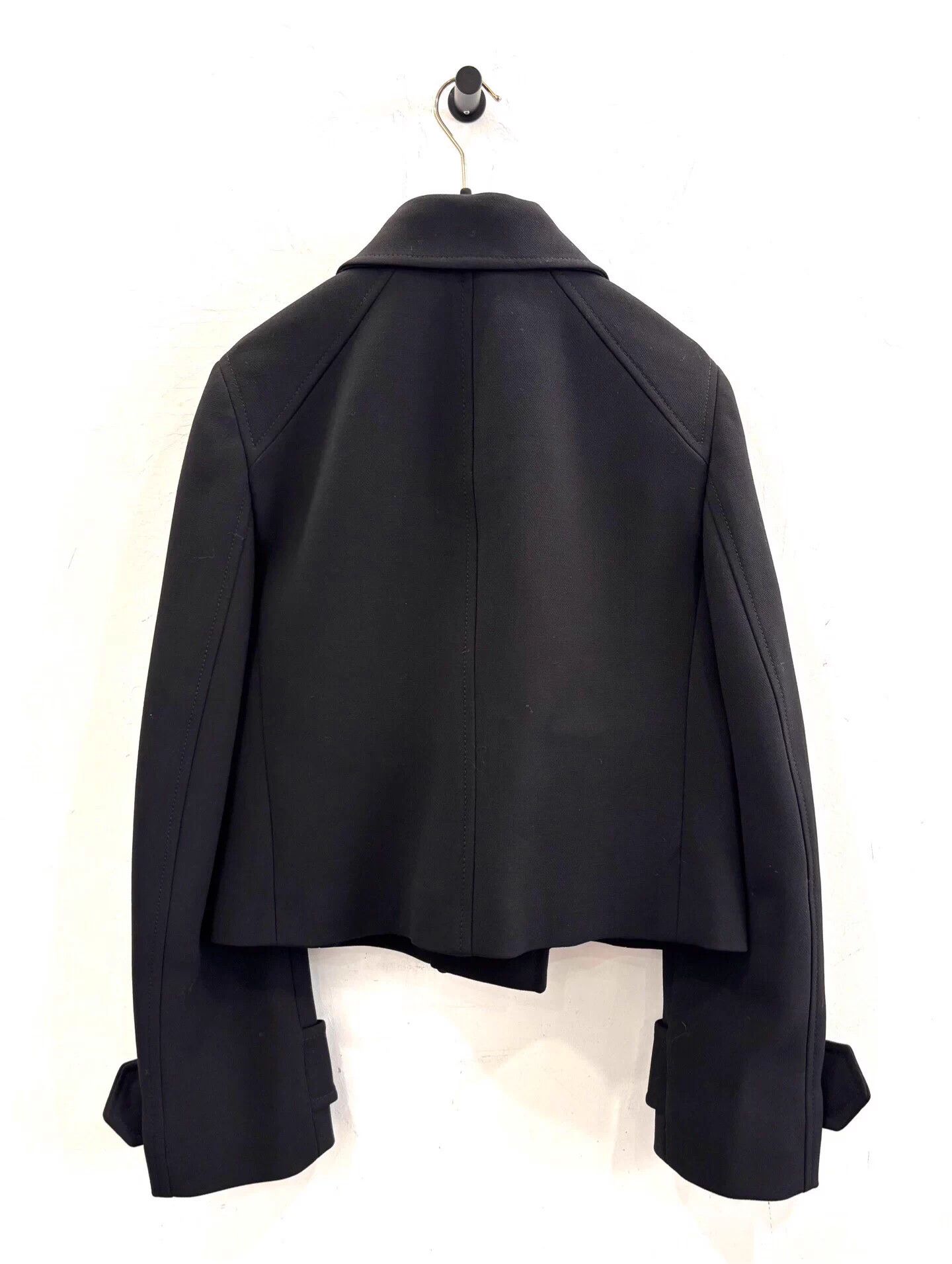 Prada Prada Women's Black Wool Jacket 40 99 New Size S / US 4 / IT 40 - 2 Thumbnail
