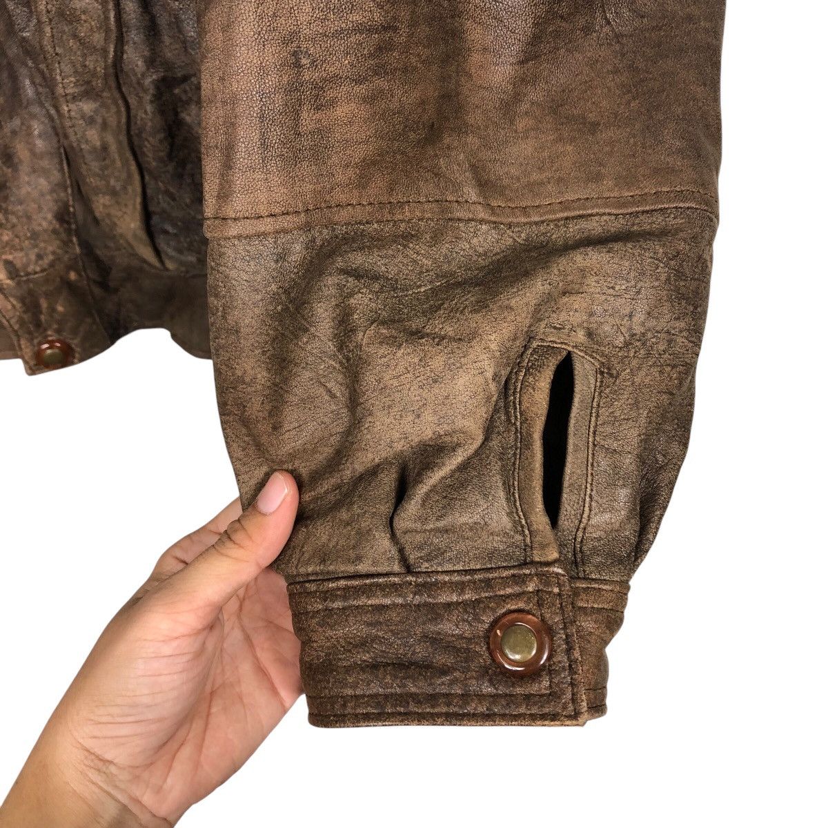Japanese Brand 📌Vintage Biker Leather Jacket L-Lantic Issey Miyake Size US S / EU 44-46 / 1 - 16 Thumbnail