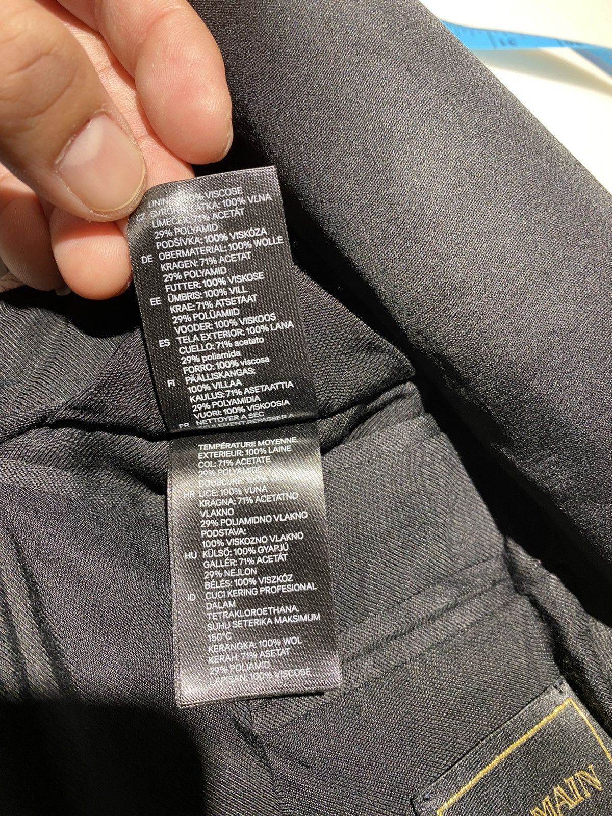 Balmain Balmain X H&M double-breasted Blazer 2015 Size 38R - 10 Thumbnail