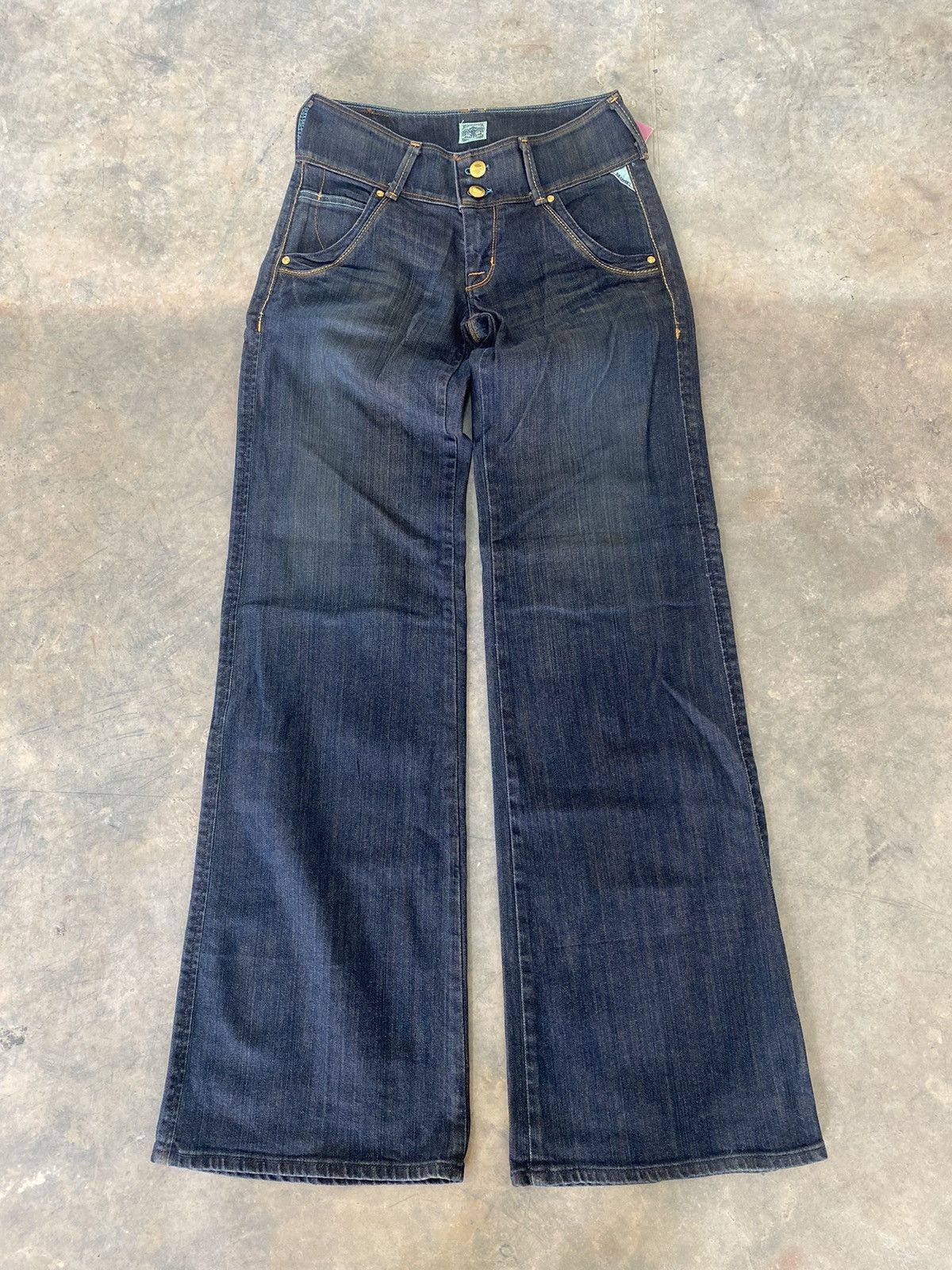 Hysteric Glamour Sick☠️ Brappers Flare Jeans Lgb Punk Grunge 90s Size US 28 / EU 44 - 1 Thumbnail