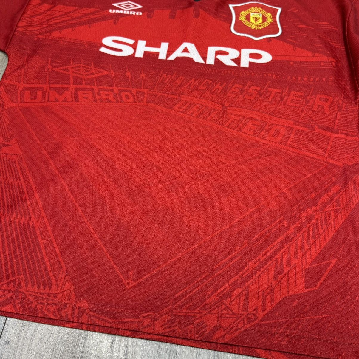 Umbro Manchester United 1996 FA cup final shirt #7 Cantona Size US M / EU 48-50 / 2 - 3 Thumbnail
