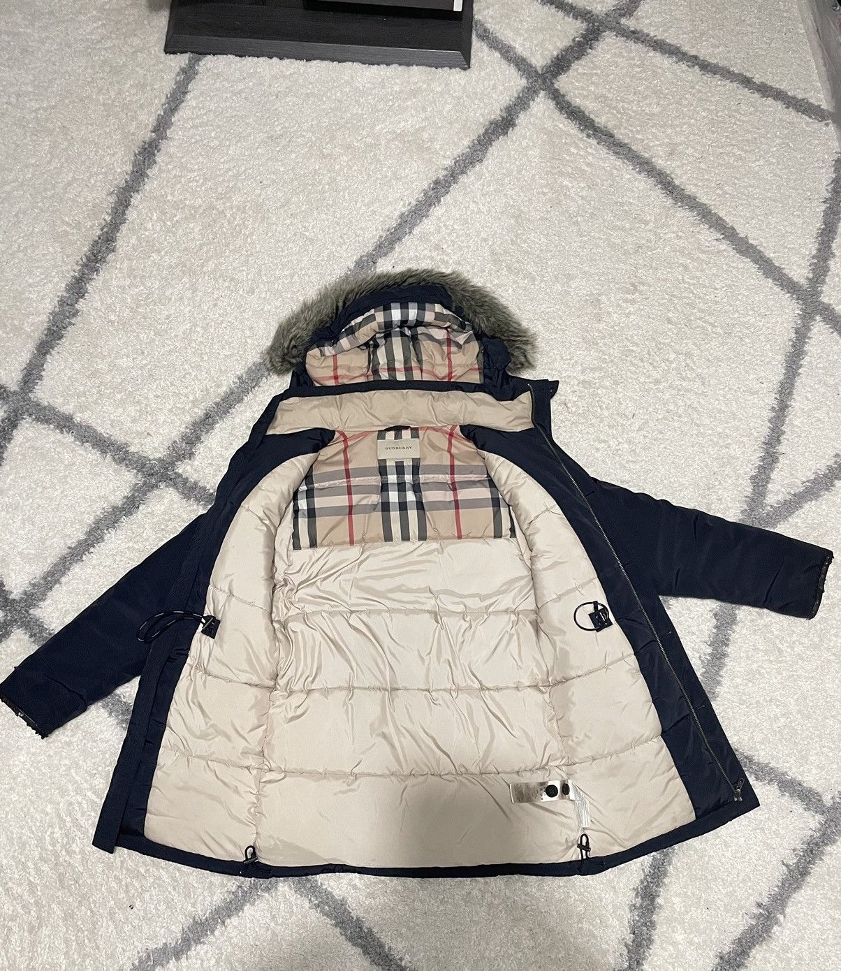 Burberry Burberry Navy Parka Jacket Size US XS / EU 42 / 0 - 5 Thumbnail