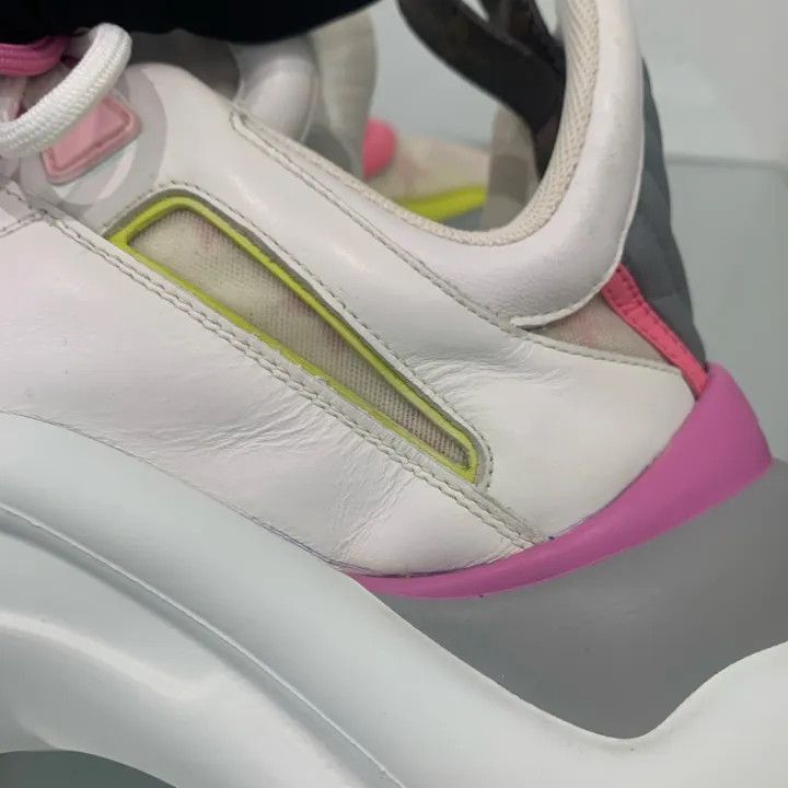 Louis Vuitton Louis Vuitton Archlight Pink White Sneakers -2508 Size US 7.5 / EU 40-41 - 1 Thumbnail