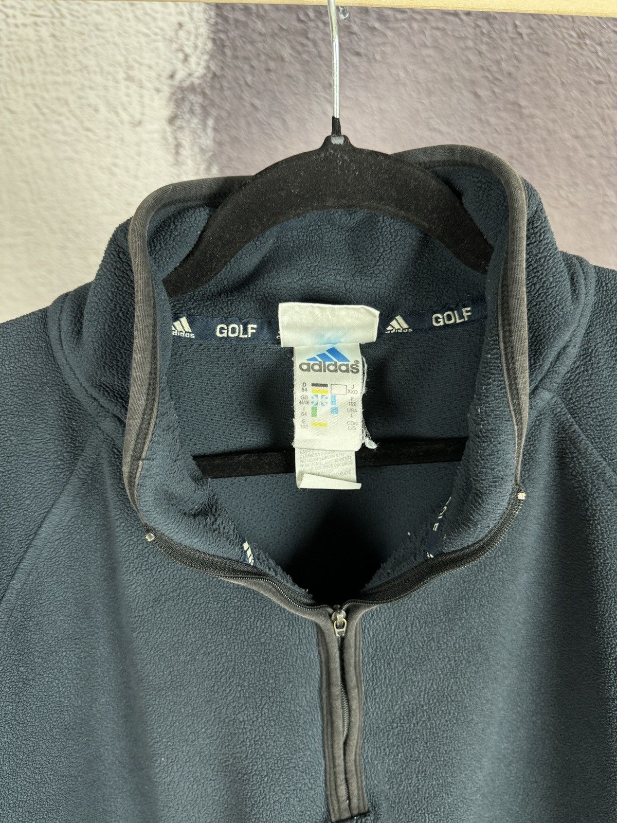Adidas Adidas Golf vintage 90s half zip fleece sweater Size US L / EU 52-54 / 3 - 5 Thumbnail
