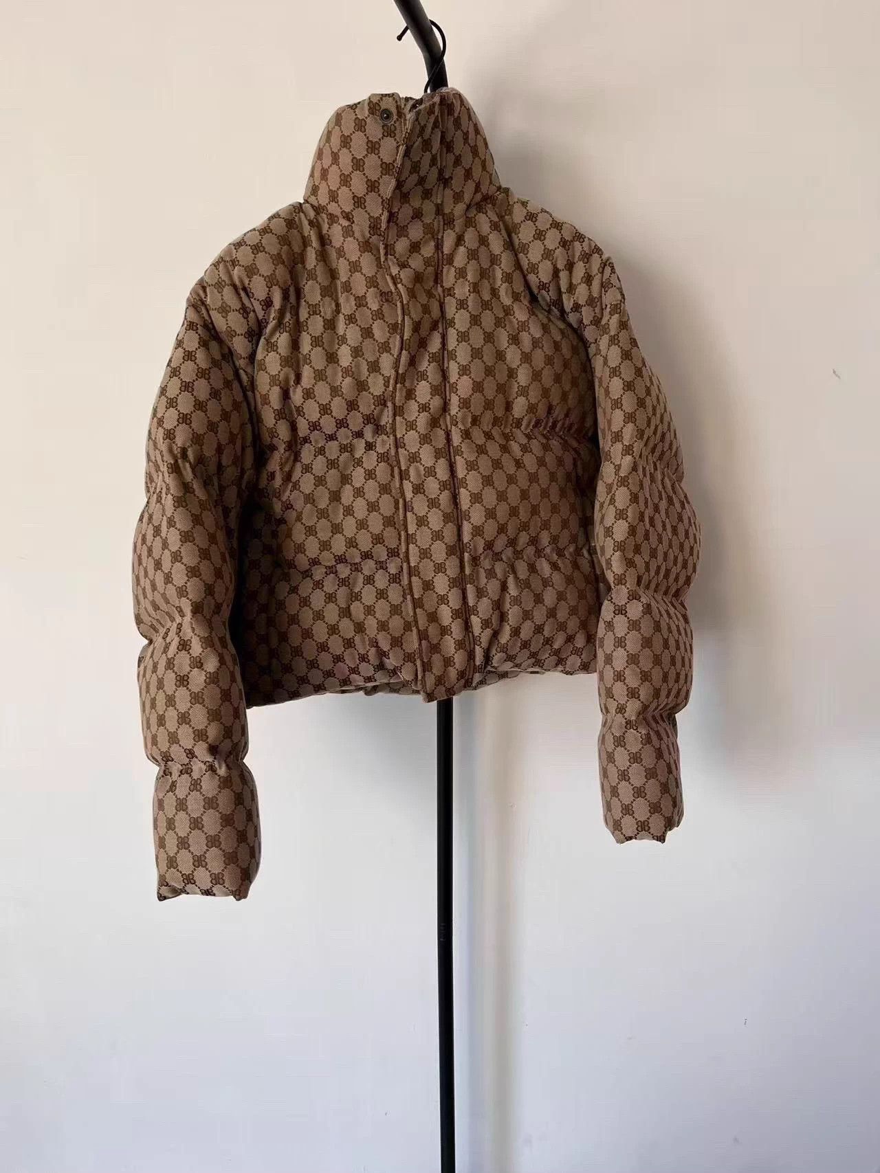Balenciaga Balenciaga x Gucci collaboration print jacket/padded coat Size XXS / US 00 / IT 34 - 1 Thumbnail