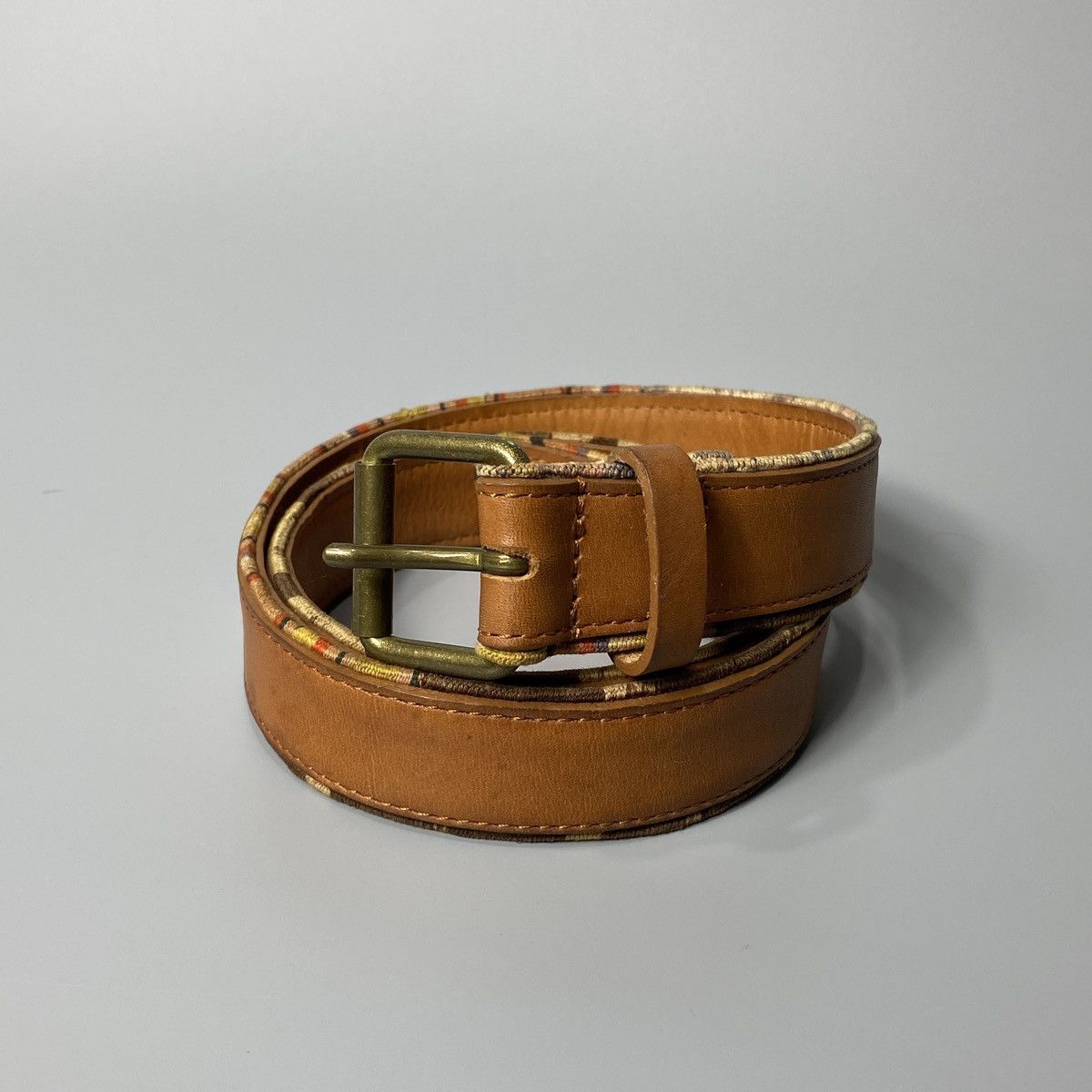 Comme des Garcons Homme Plus Brown Leather Belt Size ONE SIZE - 1 Thumbnail