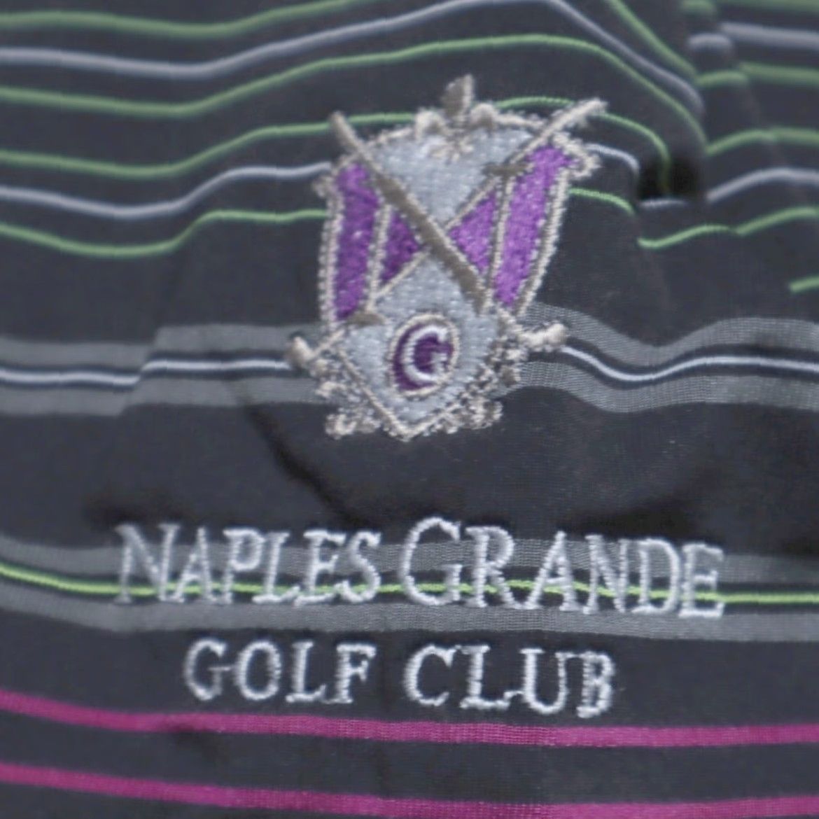 Nike Nike Naples Grande Golf High Stretch Striped Polo Shirt Black Men's XL Shirt Size US XL / EU 56 / 4 - 6 Thumbnail