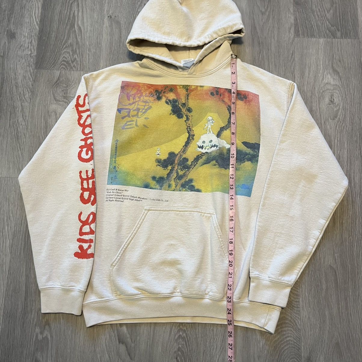 Kanye West Kanye West X Kid Cudi Sweatshirt Mens Medium Beige Hoodie Size US M / EU 48-50 / 2 - 7 Thumbnail