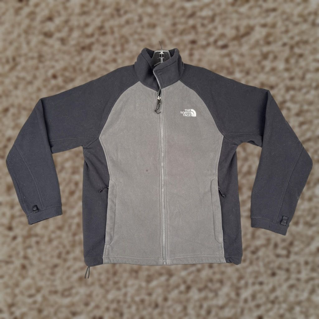 The North Face The North Face Jacket Mens Medium Gray Black Fleece Full Zip Embroidered Logo Size US M / EU 48-50 / 2 - 1 Thumbnail