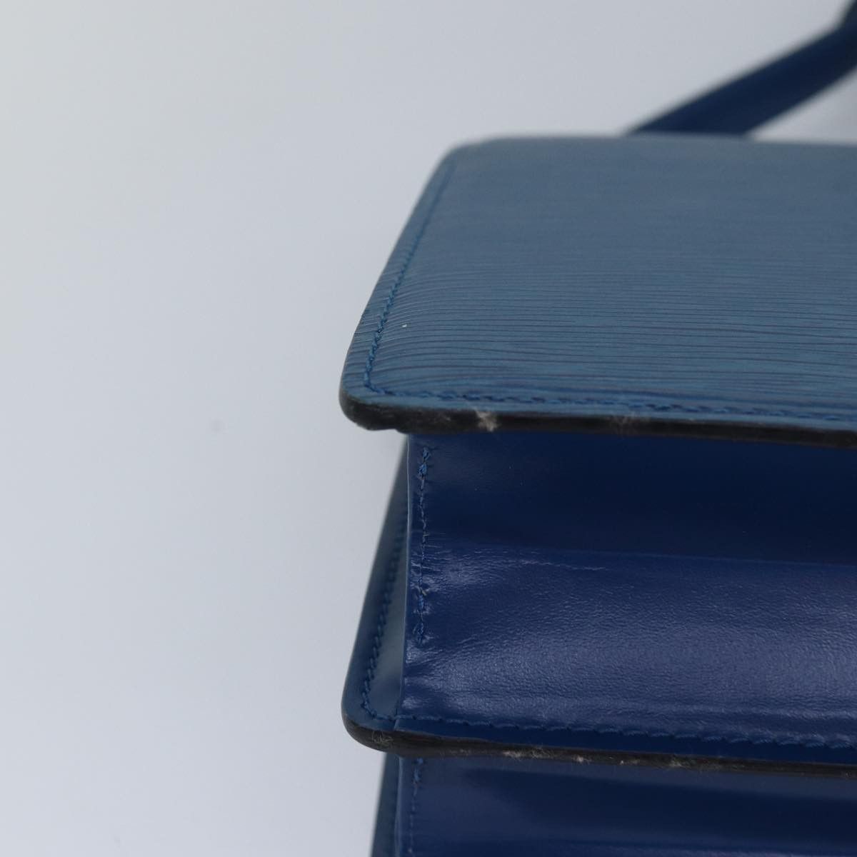 Louis Vuitton LOUIS VUITTON Epi Capuchin Shoulder Bag Blue M52345 Size ONE SIZE - 8 Thumbnail