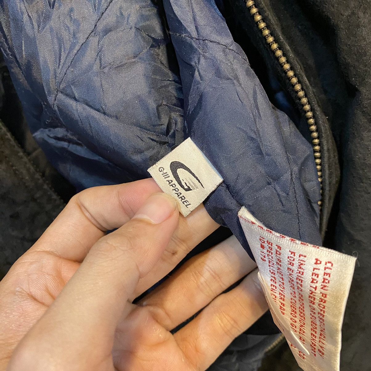 MLB × Vintage Vintage New York Yankees Leather Jacket by MLB Pig Skin Size US XL / EU 56 / 4 - 15 Thumbnail