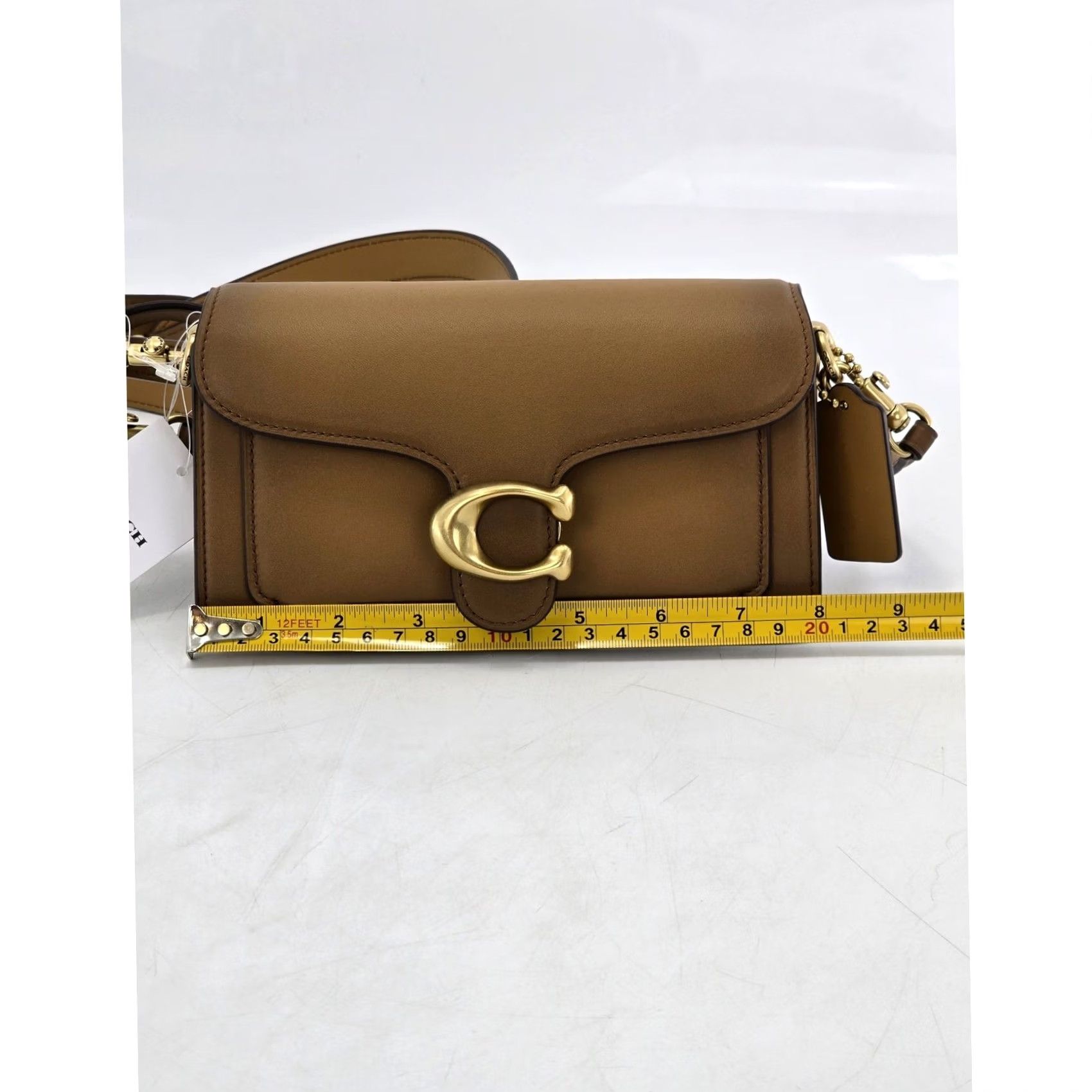 Coach Coach Tabby 20 Shoulder Bag Small Honey Brown Leather Womens New Size ONE SIZE - 5 Thumbnail