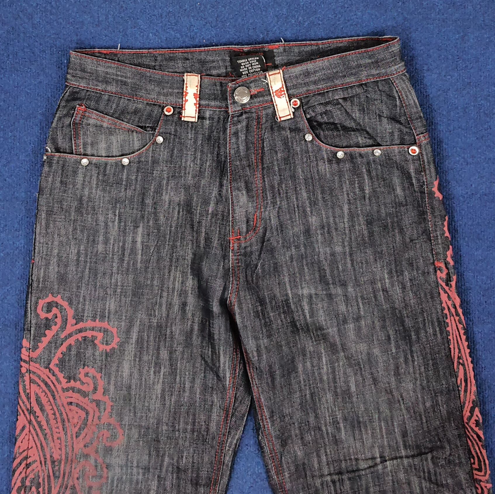 Other Vintage K.A.D. Clothing Co. Streetwear Jeans C235N2 Size US 34 / EU 50 - 4 Thumbnail