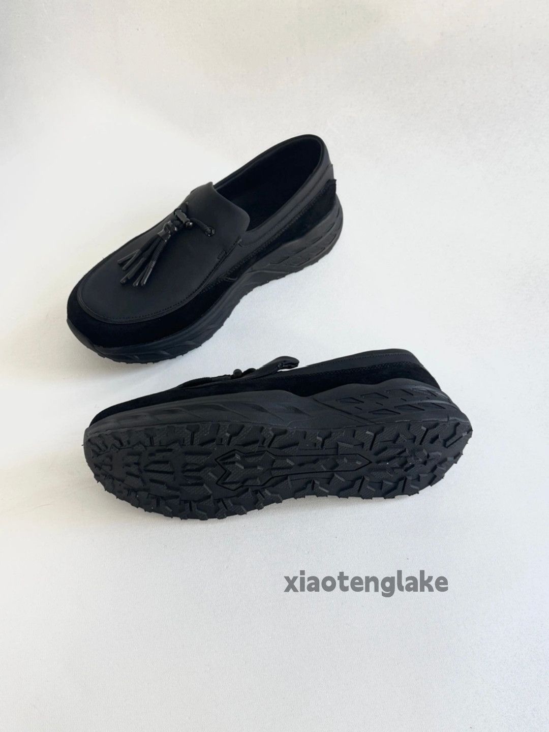 Vintage Unisex outdoor utility thick sole tassel loafer shoes Size US 10 / EU 43 - 1 Thumbnail